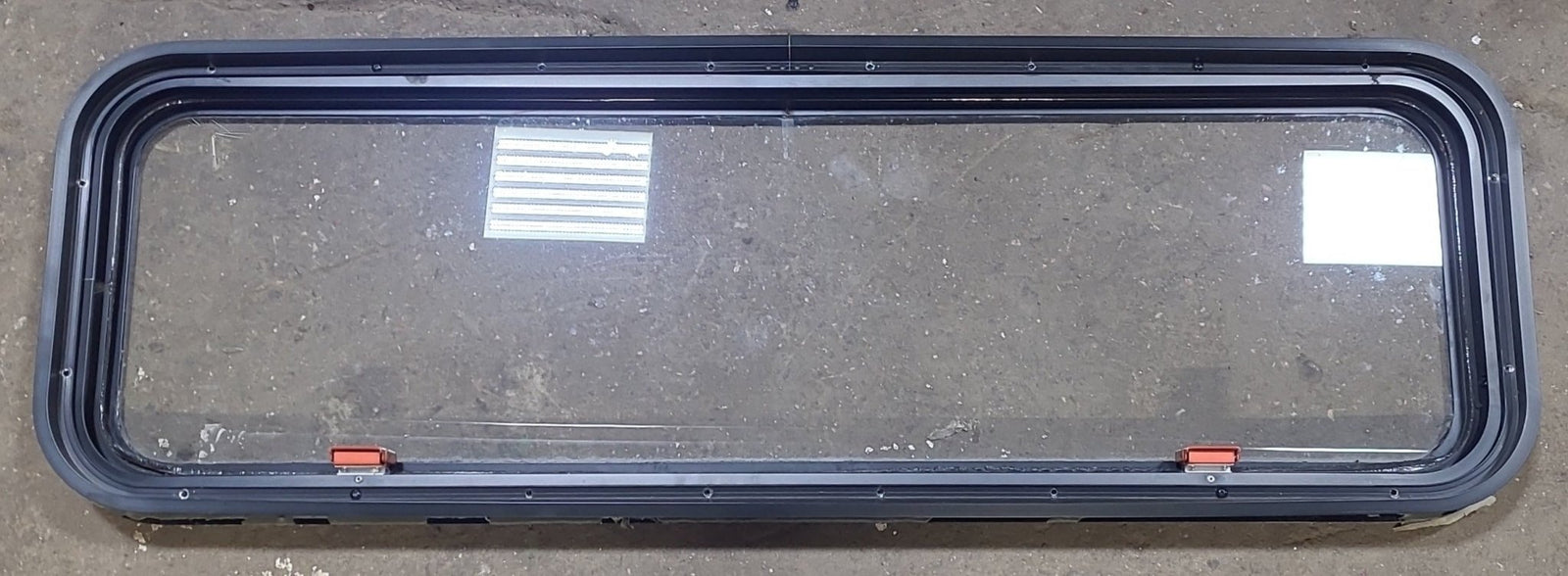 Black Radius Emergency Opening Window : 48 1/4