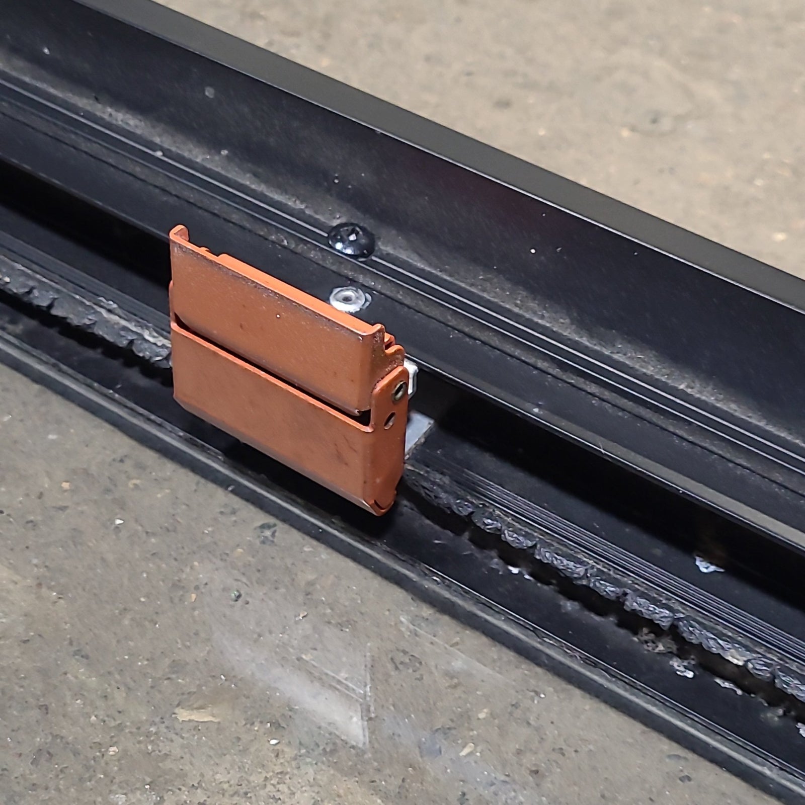 Black Radius Emergency Opening Window : 48 1/4