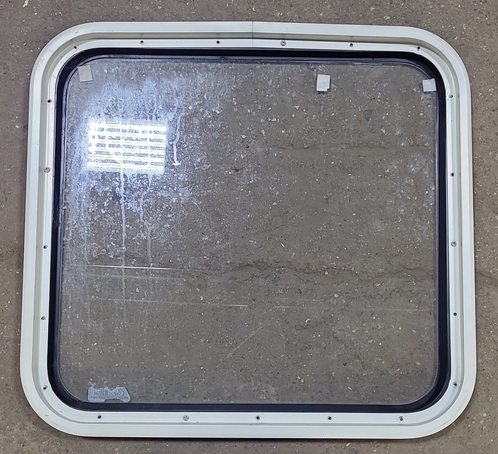 Black Radius Non Opening Window : 23 1/4