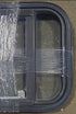 Black Radius Opening Window : 17 1/2" W X 14 1/2" H X 1 7/8" D - Young Farts RV Parts