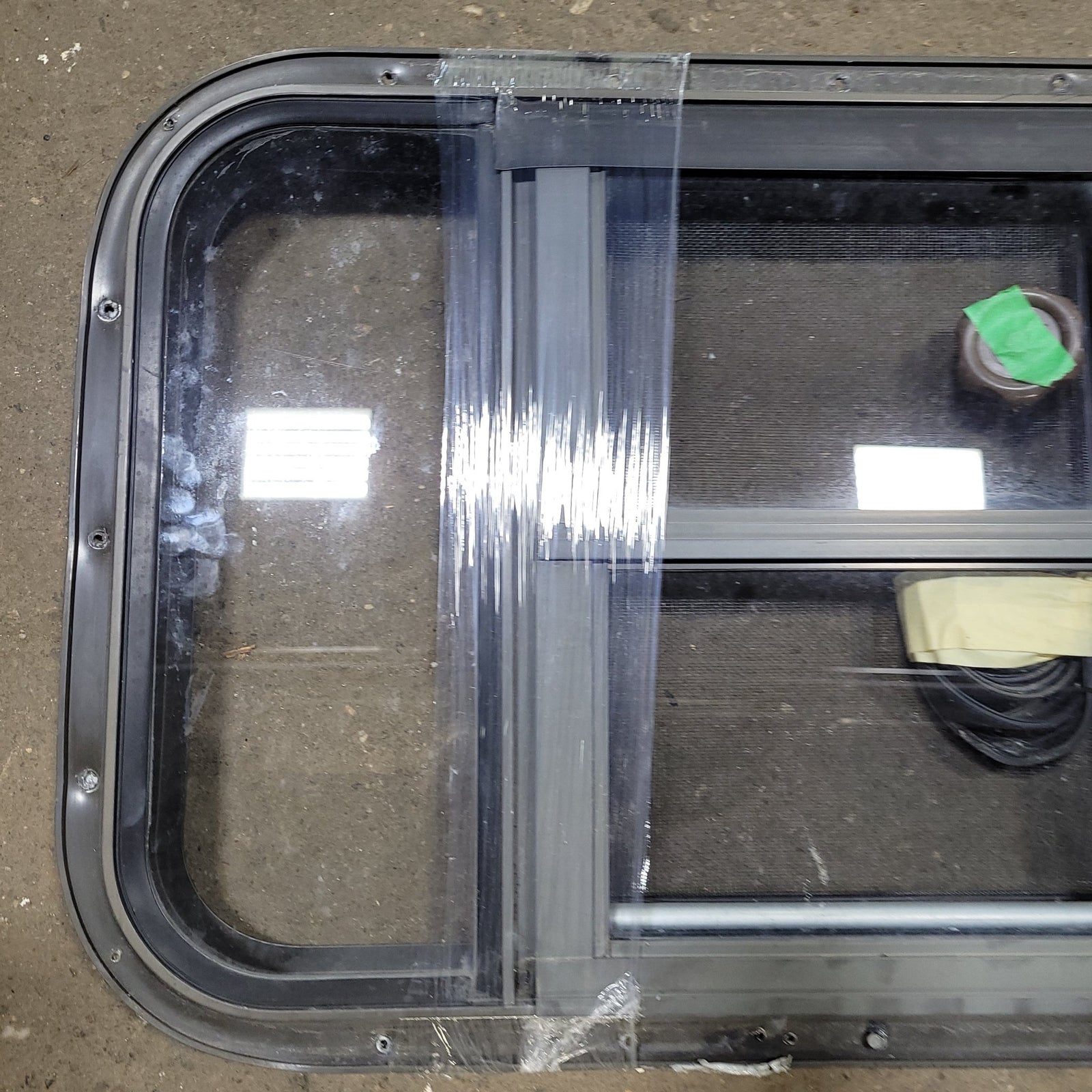 Black Radius Opening Window : 24 1/2