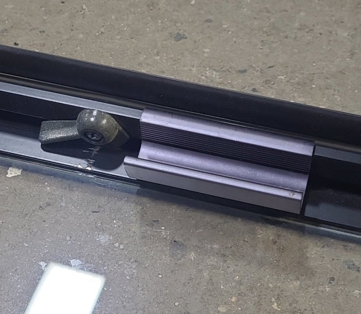 Black Radius Opening Window : 30 1/4" W X 15" H X 1 7/8" D - Young Farts RV Parts