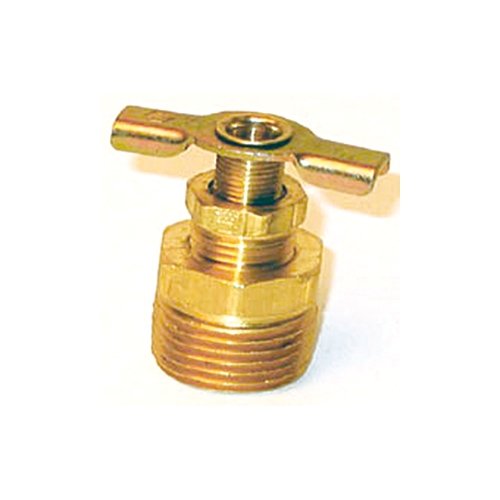 Camco 11683 Water Heater Drain Valve - 3/8" Bilingual - Young Farts RV Parts