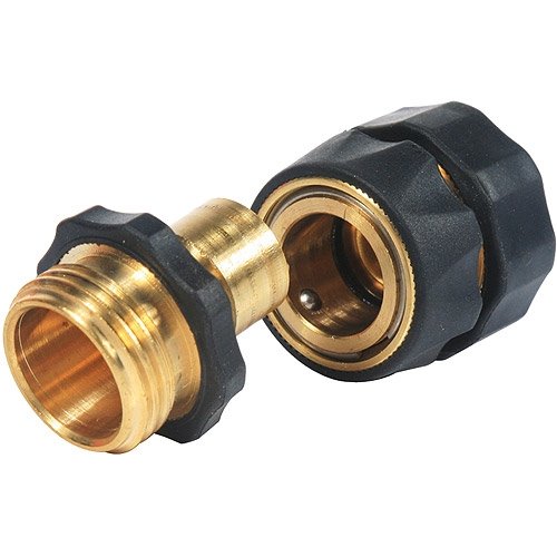Camco 20135 Quick Hose Connect - Brass - Young Farts RV Parts