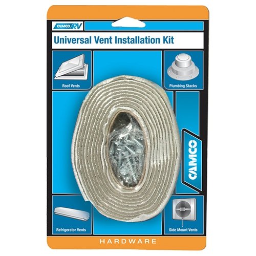 Camco 25003 Universal Vent Installation Kit - with Putty Tape Bilingual - Young Farts RV Parts