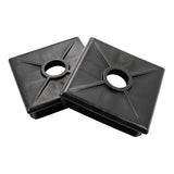 Camco 40303 Bumper Caps  - Black 2 per Card