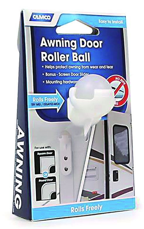 Camco 42005 Awning Door Roller Ball - w/Screen Door Slide Bilingual - Young Farts RV Parts