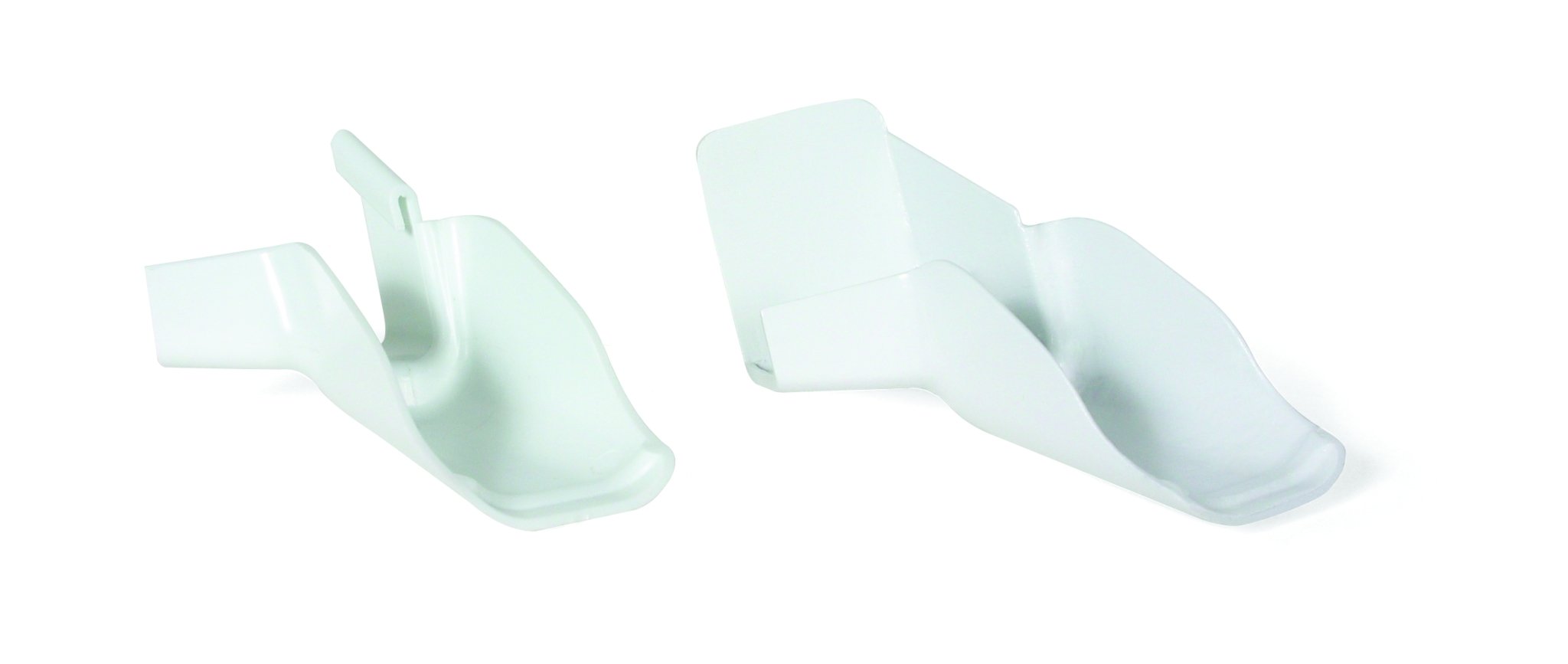 Camco 42123 Gutter Extension - White, Set of 4 (2 left/2 right) - Young Farts RV Parts