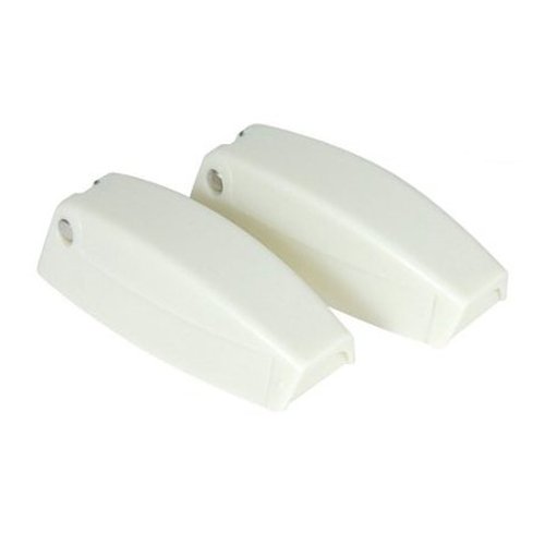 Camco 44173 Baggage Door Catches - 2/Pack Polar White Bilingual - Young Farts RV Parts