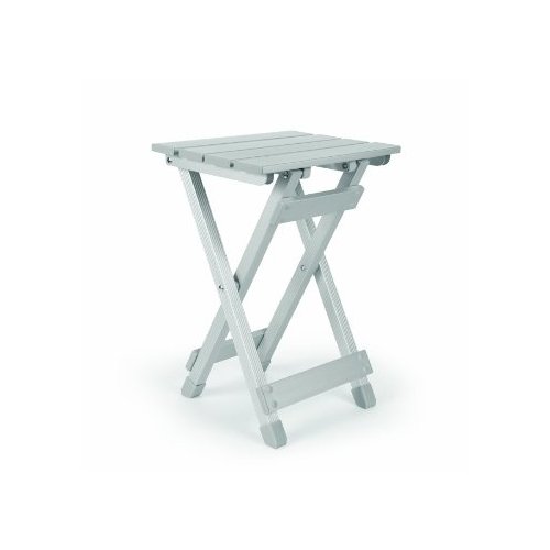 Camco 51890 Fold-Away Aluminum Table - Small Side, Fold-Away Bilingual - Young Farts RV Parts