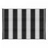 Camco C42873 - Reversible 6' x 9' Charcoal Stripe Outdoor Mat - Young Farts RV Parts