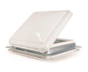 Camco Roof Vent without Fan - 14" x 14" with Aluminum Base and White Cover - 40480 - Young Farts RV Parts