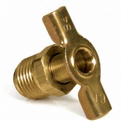 Camco Water Heater Drain Valve 1/4" NPT Thread Brass - 11663 - Young Farts RV Parts