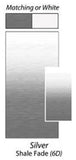 Carefree JU206D00 - 1Pc Fabric 20' Silver Fade with White Weatherguard