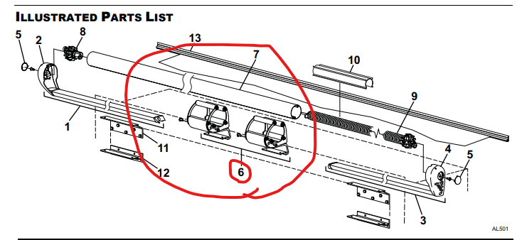 Carefree SG0027WHT - Roller Support Cradle White, SET OF 2 - Young Farts RV Parts