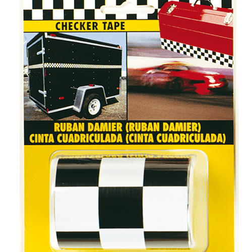 Checkered Tape Blk/Whit.3"X - Young Farts RV Parts