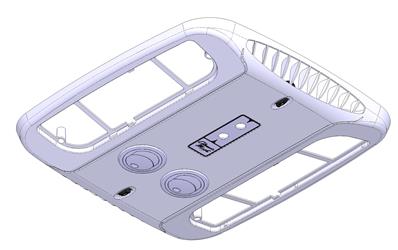 Coleman Mach Air Conditioner Ceiling Assembly Shroud - 9470-4231 - Young Farts RV Parts