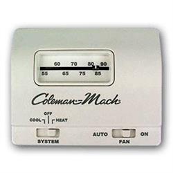 Coleman Mach Wall Thermostat Single Stage White Case - 7330B3441 - Young Farts RV Parts