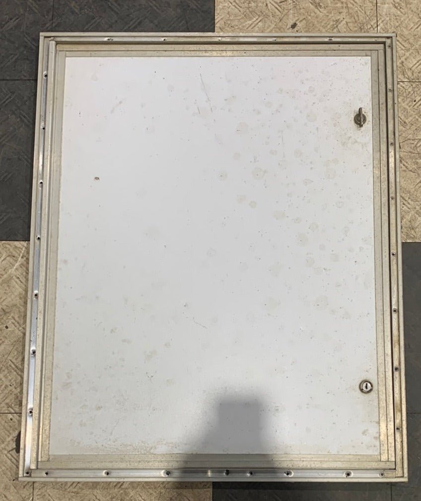 Copy of Used Square Cornered Cargo Door 29 3/4 x 23 3/4 X 3/4"D - Young Farts RV Parts