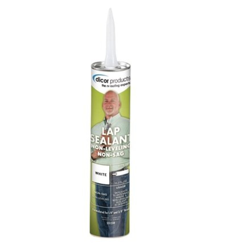 Dicor Non-Sag Sealant 551LSW-1 - White - 10.3 oz. - Young Farts RV Parts