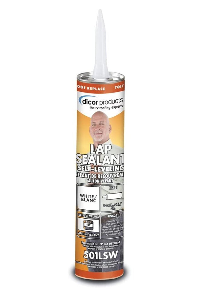 Dicor Self-Leveling Sealant 501LSG-1 - Grey - 10.3 oz. - Young Farts RV Parts
