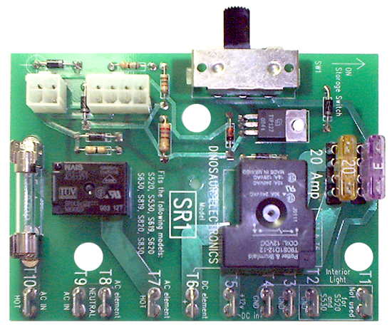 Dinosaur Electronics SERVEL SR1 Aftermarket Dometic / Servel Refrigerator Main Power Control Board - Young Farts RV Parts