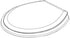 Dometic 300 Series Toilet Seat - Round Closed White With Cover - 385311930 - Young Farts RV Parts