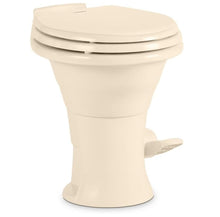 Load image into Gallery viewer, Dometic 310 Series Toilet Standard Profile Bone Ceramic with Pedal Flush Control 302310083 - Young Farts RV Parts