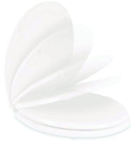 Dometic 36043 - Dometic 310 Toilet Seat and Cover, Slow-Close, White