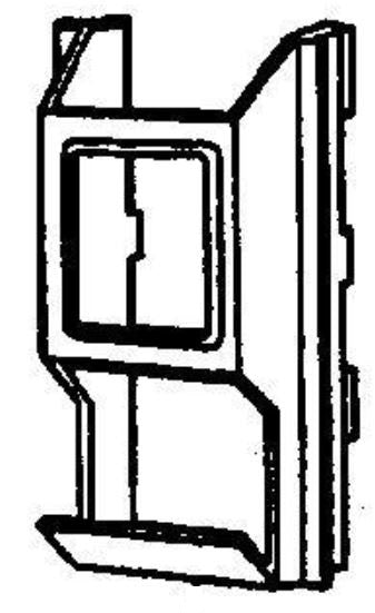 dometic 9326410833 *SPECIAL ORDER* S TOP DECOR BRACKET COMBO-6/8 - Young Farts RV Parts