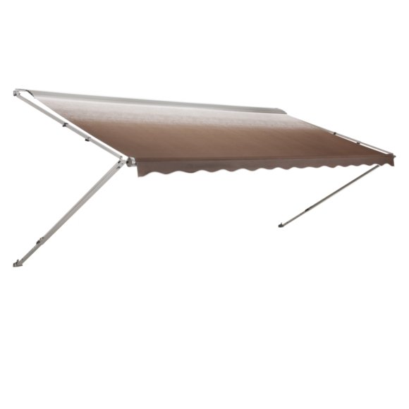 Dometic Corp 848NS17.40TU - 8500 Patio Awning, Sandstone, 17', White Weathershield/ Black End Cap - Young Farts RV Parts