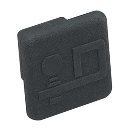 Draw-Tite 2211 - Trailer Hitch Tube Cover, Fits 1-1/4 in. Receiver, Black - Young Farts RV Parts