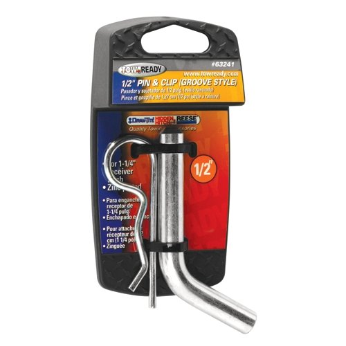 Draw-Tite 63241 - Trailer Hitch Pin & Clip, Fits 1-1/4 in. Receiver, 1/2 in. Pin Diameter - Young Farts RV Parts