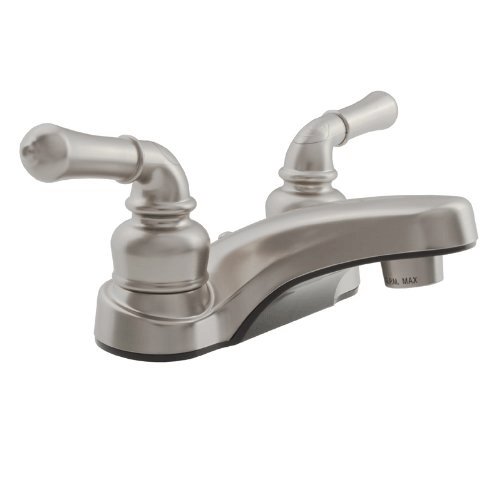 Dura Faucet DF-PL700C-SN - Dura Classical RV Lavatory Faucet - Brushed Satin Nickel - Young Farts RV Parts