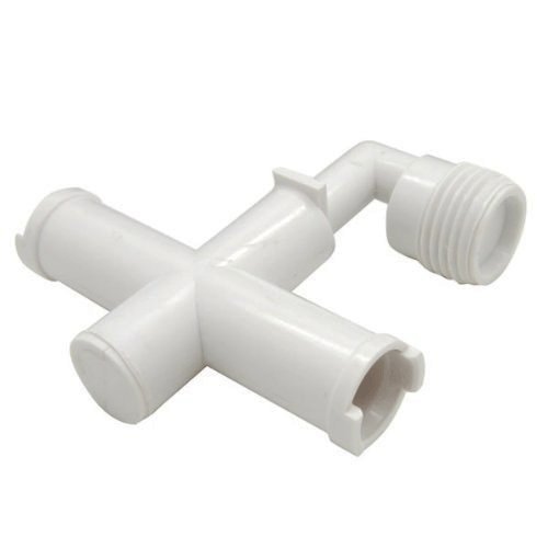 Dura Faucet DF-RK910-WT - Dura RV Exterior Shower Diverter Tee Replacement - White - Young Farts RV Parts