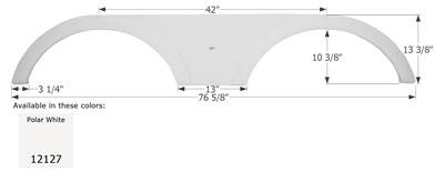 Fender Skirt Icon 12127 - Young Farts RV Parts
