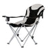foldable recliner camp chair blk/gry - Young Farts RV Parts
