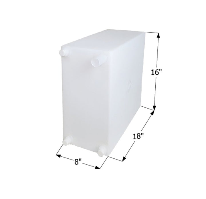 FRESH WATER TANK WT2465 10 GAL W/ 1/2 FITTING - Young Farts RV Parts