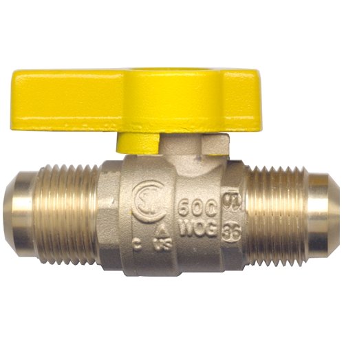 GAS VALVE 1/2 FLARE #BV50 - Young Farts RV Parts