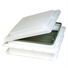 Load image into Gallery viewer, Heng&#39;s Industries Roof Vent Lid Jensen With Pin Hinge - White J291WH-CR - Young Farts RV Parts
