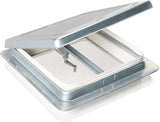 Heng's Industries RV Roof Vent Manual Opening Without Fan Metal Base/ Aluminum Lid 75111-C1G1
