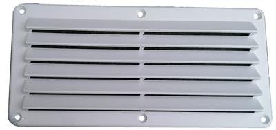 Heng's Industries Wall Vent 5 Inch x 10 Inch White ABS - DV510W - Young Farts RV Parts