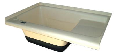 Icon 00473 Sit - In Step Bathtub - Colonial White - Young Farts RV Parts