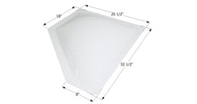Load image into Gallery viewer, Icon 12372 Neo Angle Skylight 32 1/2&quot; x 25 1/2&quot;, White - Young Farts RV Parts