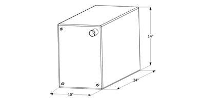 Icon 12726 Fresh Water Tank - Young Farts RV Parts