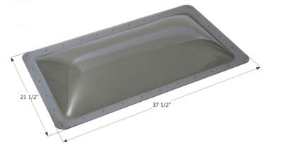 Icon Skylight 4" Bubble Type Dome Clear Opening 17-1/2 x 33-1/2 - Young Farts RV Parts