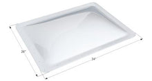 Load image into Gallery viewer, Icon Skylight 4&quot; Bubble Type Rectangular White Opening 22&quot; x 30&quot; - Young Farts RV Parts