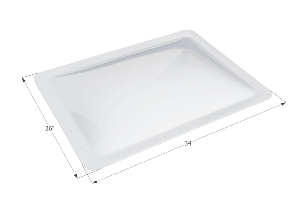 Icon SL2230W Skylight - 22" x 30" - White - Young Farts RV Parts