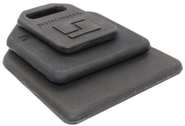 Jack Pad Stromberg Carlson JBP-1214.2 Molded EPDM Rubber, 14" Length x 12" Width x 2" Height, Black - Young Farts RV Parts
