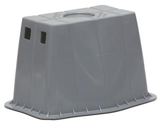 Jack Pad Stromberg Carlson JBP-813.5 Light Weight High Strength Plastic, 5-1/4" x 9-1/4" Stabilizer Pad, 10" x 13" Footprint, 8" Height/ 14" Stacked, 3500 Pounds Capacity, Slate Gray - Young Farts RV Parts